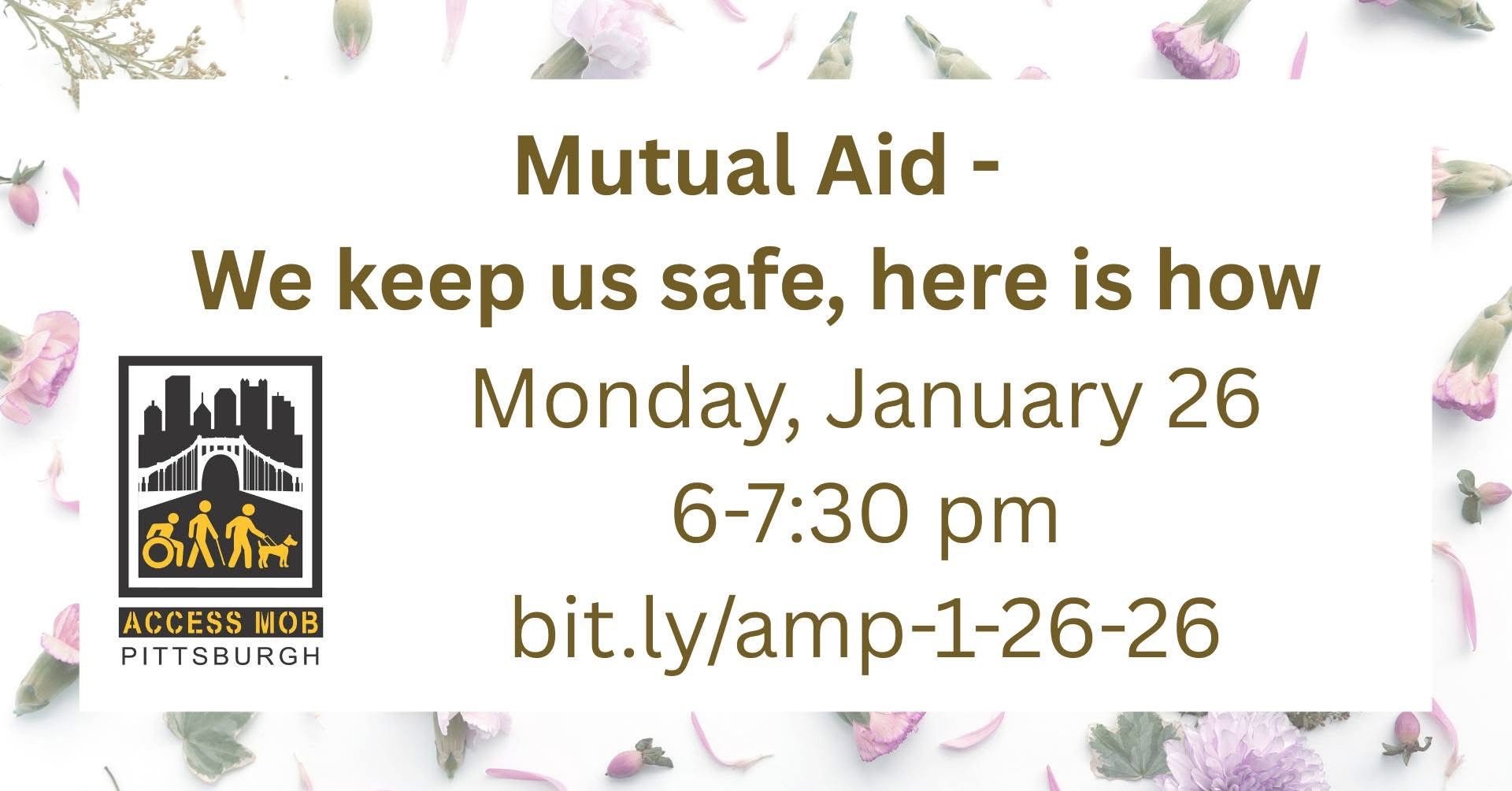 Access Mob Pittsburgh Virtual Lecture