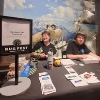 DPP staff tabling at Bug Fest with the Academy of Natural Sciences