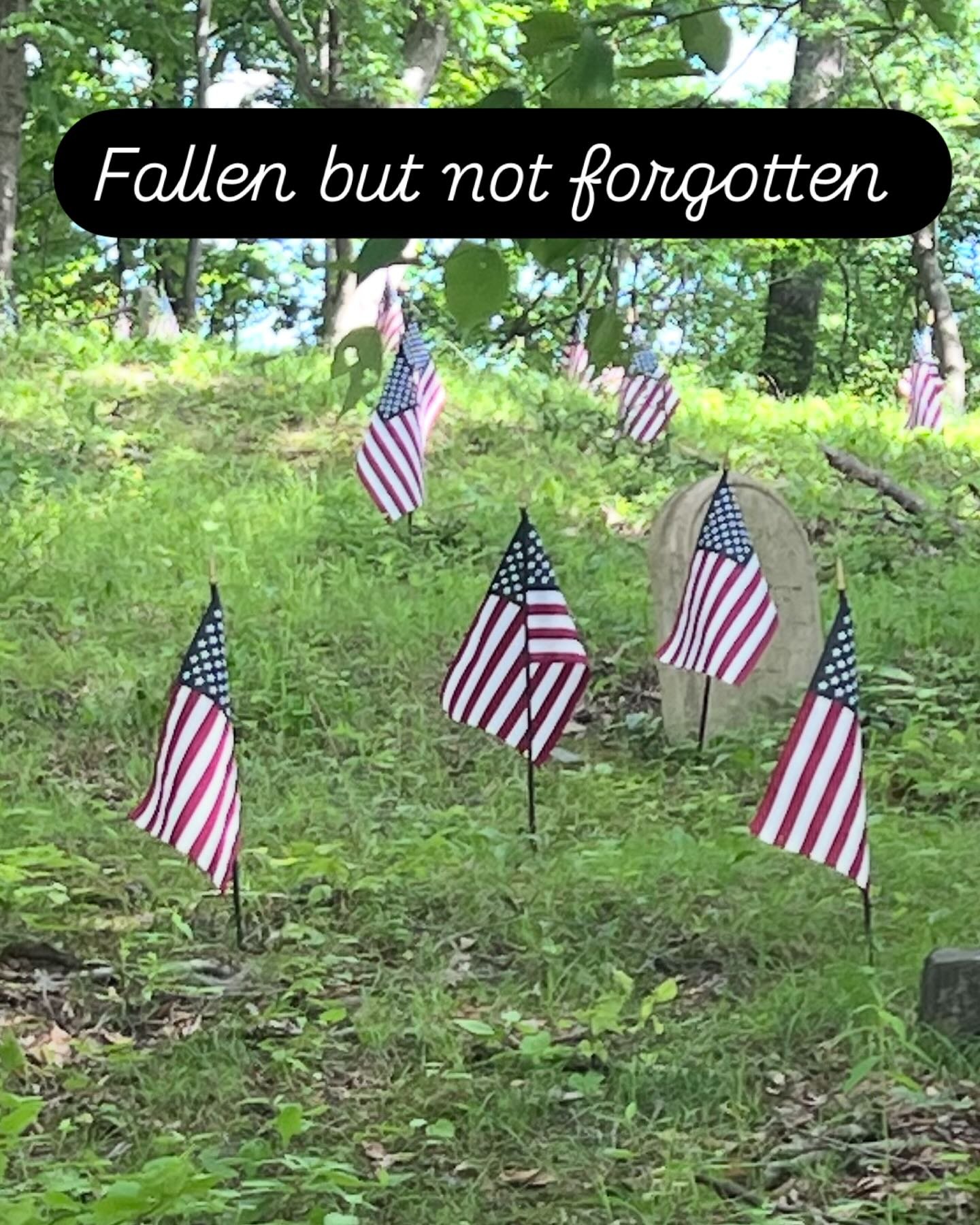 I drive by this cemetery often and have been curious about it. 

It&rsquo;s in a strange location up on a hill in a spot that looks forgotten. 
I stopped today to read about it. This cemetery is filled with African-American men from the Civil War. It