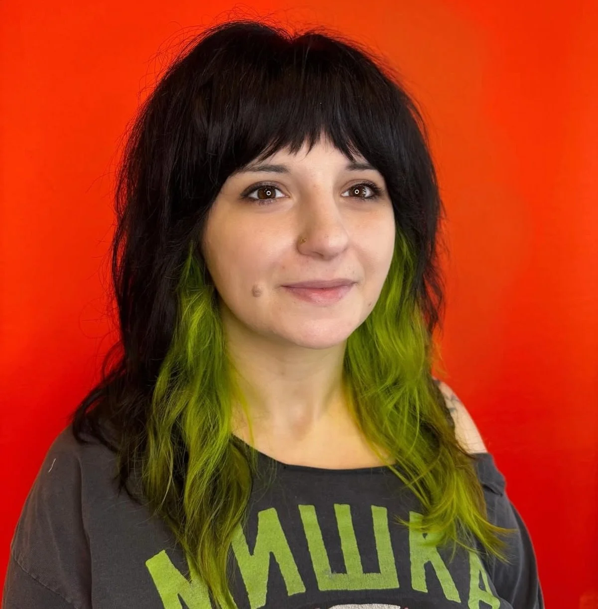 New chapter 🫶🏽 New hair ❤️&zwj;🔥
&bull;
&bull;
Celebrating strength with new haircuts. 〰️ Loving this new shag by: @amy.collinshair 🌱
&bull;
&bull;
✨Shag haircut by Amy Collins at Maeda Salon.
Located in the neighborhood of Shelby Park in Louisvi