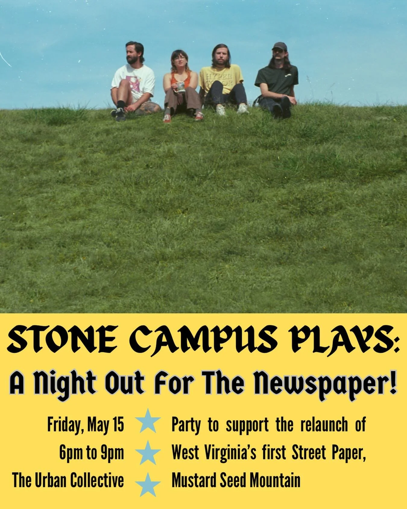 You won&rsquo;t want to miss the set by iconic local band @stonecampus at our relaunch party next week! 

Ticket info in our story and on FB!