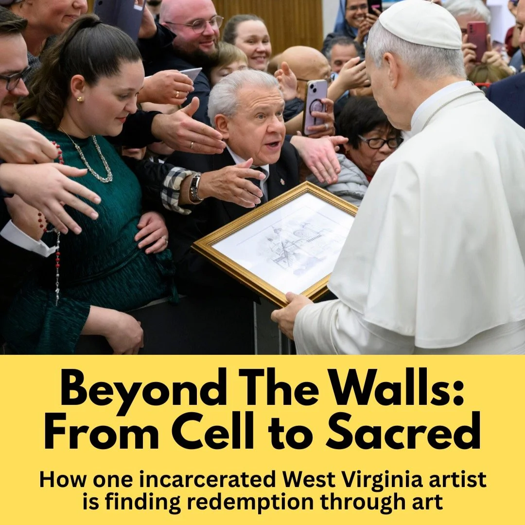 As an Uplift WV member and artist, Idle is one of the lead curators of Inside&rarr;OUT: incARceraTion, a traveling exhibit that fosters community conversations and education on mass incarceration and the need for community-driven, supportive reentry 