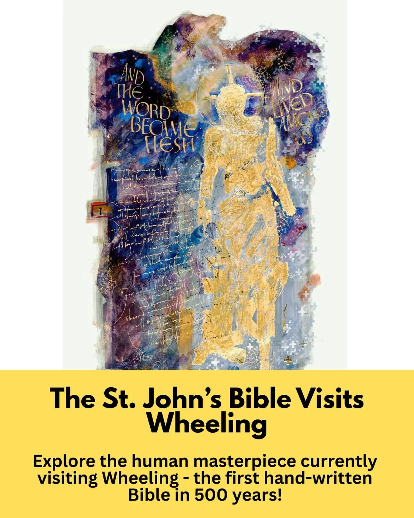 I cried when I first saw and spent time with the Saint John&rsquo;s Bible. It was the resurrection illumination (the pictures that accompany the biblical text) with Jesus telling Mary Magdalene, and all of us, &ldquo;don&rsquo;t hold on to me...&rdqu