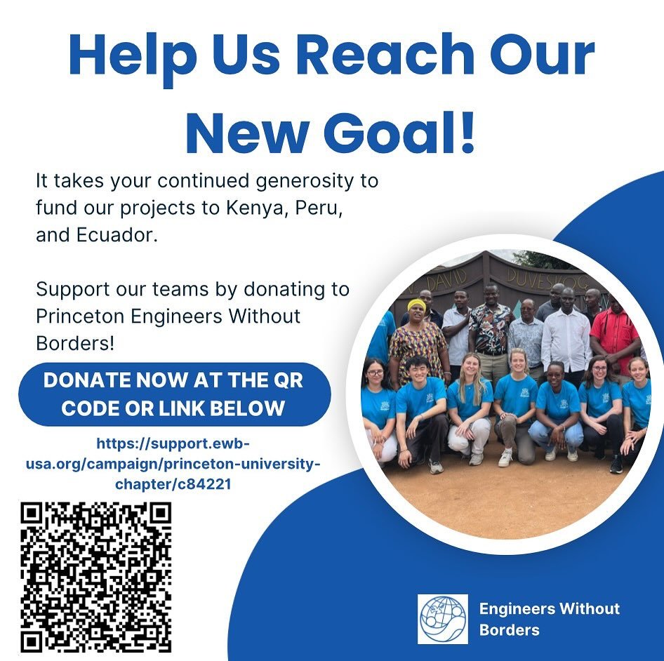 Consider donating to help our three teams implement projects that impact communities in Ecuador, Kenya, and Peru! Link in bio!