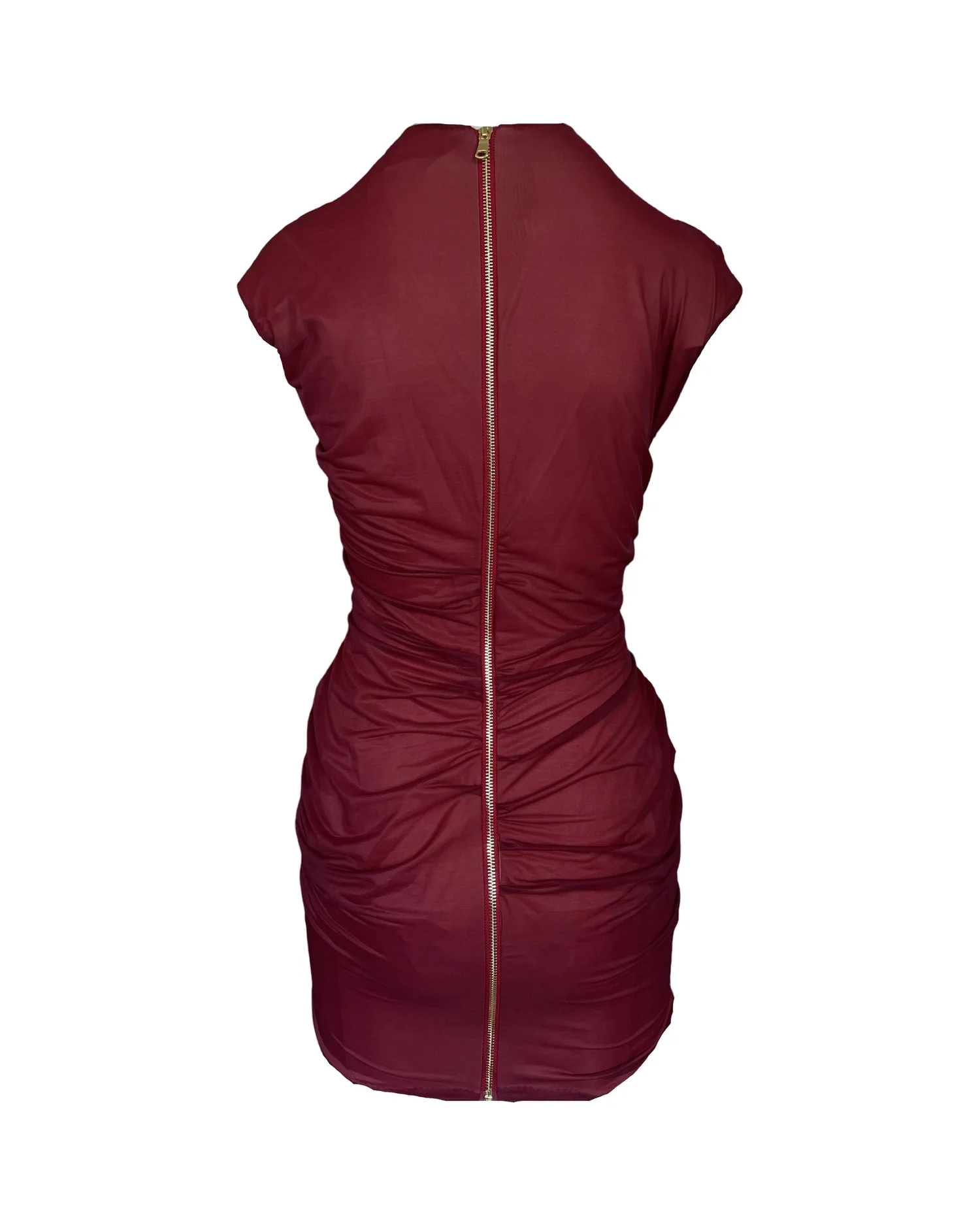 burgundy mesh dress Misty Mesh Mini Dress