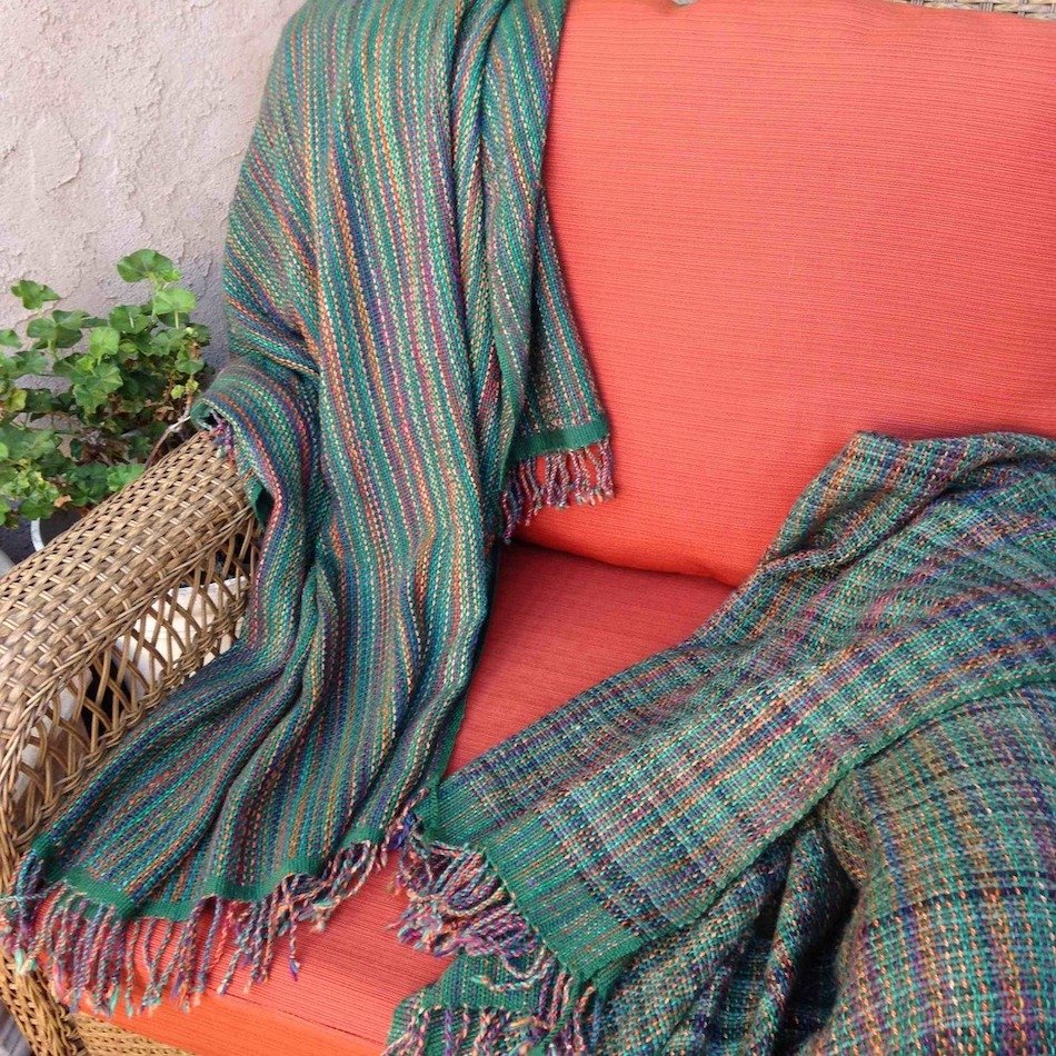 Two Handwoven Blankets