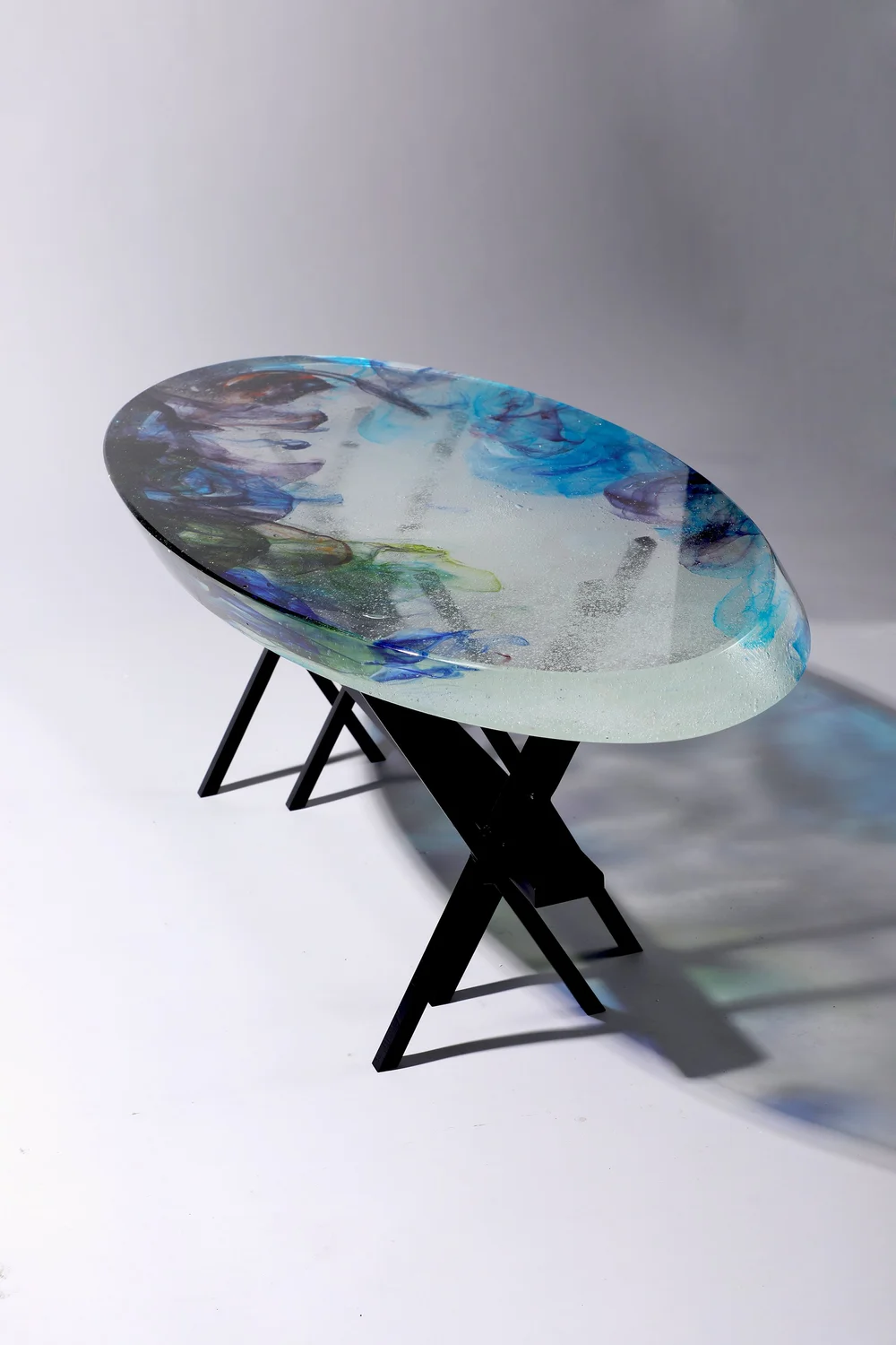 Architectural Cast Glass Tables and Counter Tops — David Ruth Cast Glass