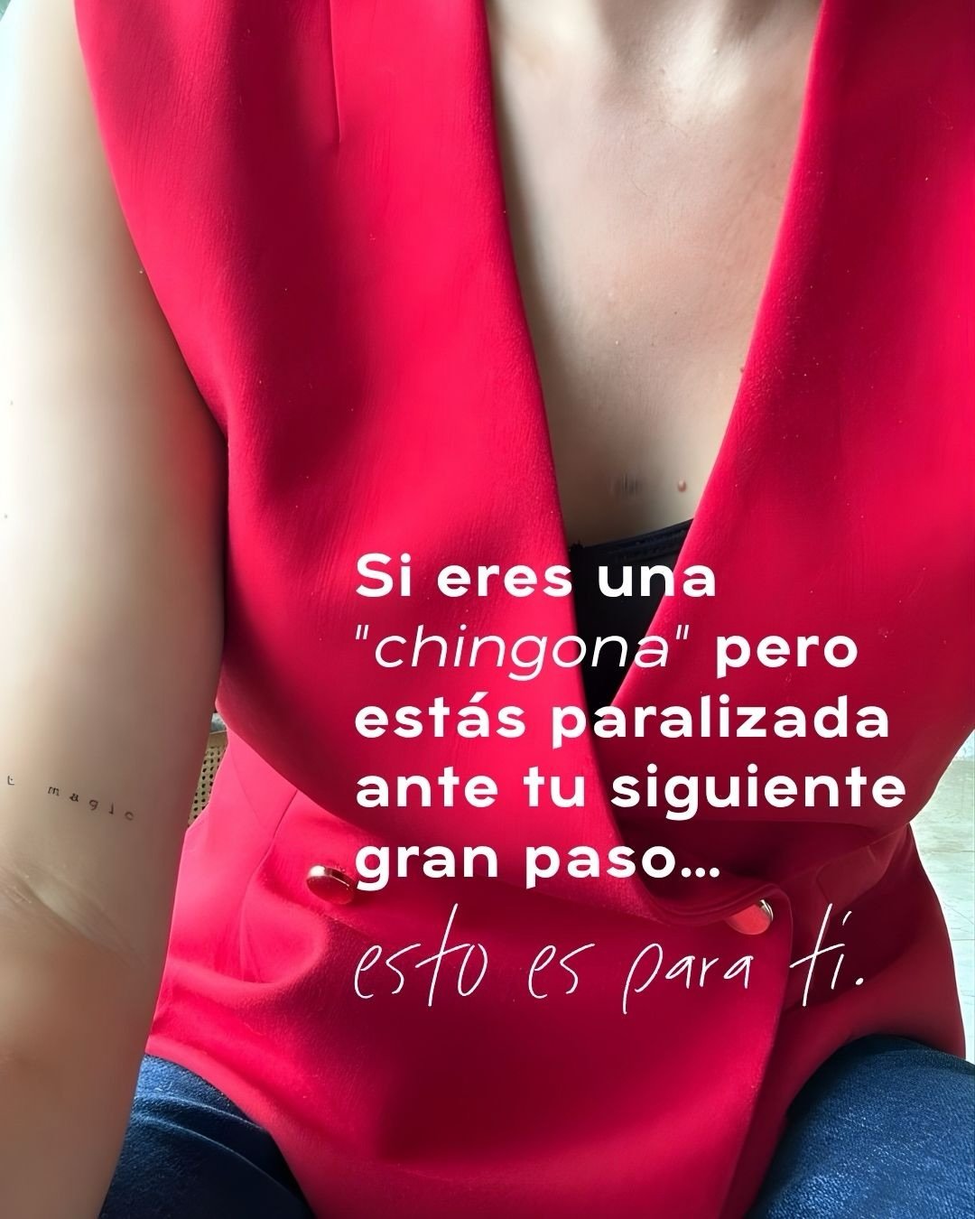 &iquest;Eres la que &ldquo;ya lo logr&oacute;&rdquo; pero hoy se siente prisionera de su propio &eacute;xito?&nbsp;

Es el Hechizo de la Mujer Chingona. Ese punto donde tu reputaci&oacute;n se vuelve m&aacute;s pesada que tus ganas de expandirte. Te 
