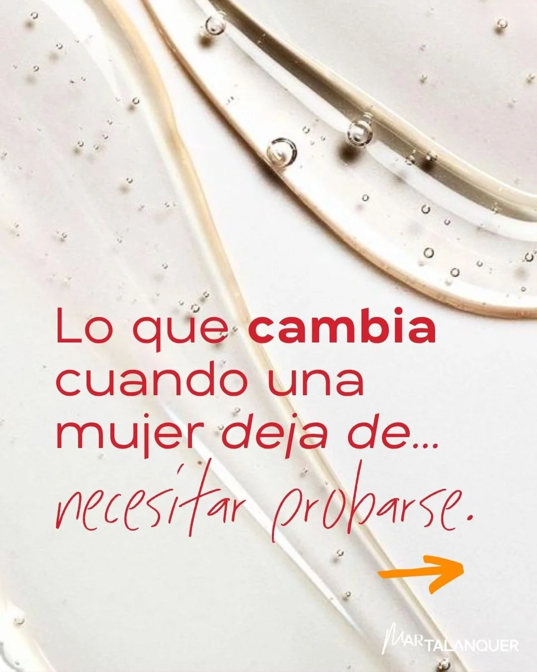Las mujeres que m&aacute;s admiro no est&aacute;n tratando de probarse nada.

Tienen claridad sobre qui&eacute;nes son. Tienen direcci&oacute;n sobre ad&oacute;nde van. Y tienen la honestidad de soltar lo que ya no las refleja, aunque les haya costad