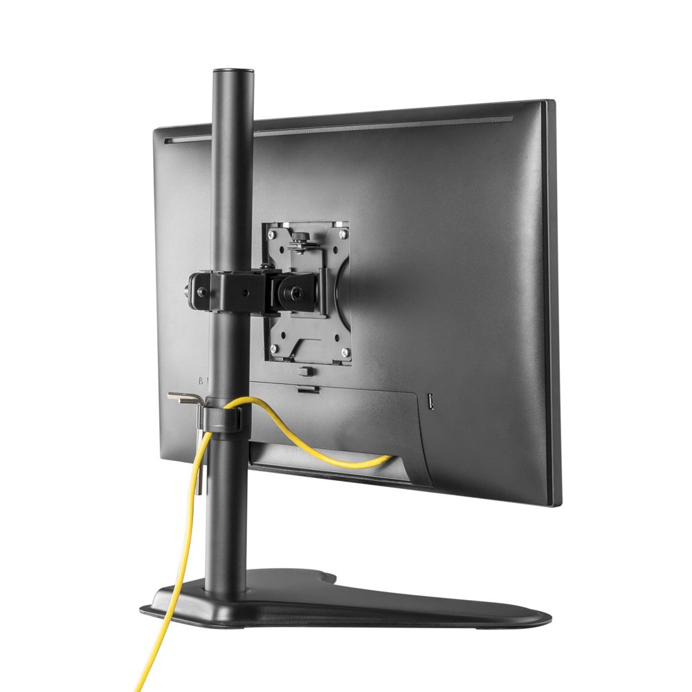 Amer Dual LED LCD Monitor freistehender Schreibtisch Ständer für 2  Bildschirme bis 81,3 cm , robuste voll verstellbare Arme mit max. VESA 100  x 100 mm: : Elektronik & Foto