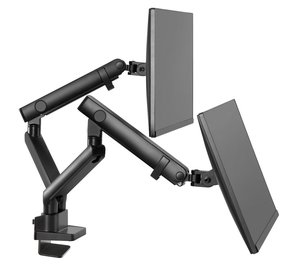 Amer Mounts 2EZSTAND - stand - articulating dual arms - for 2