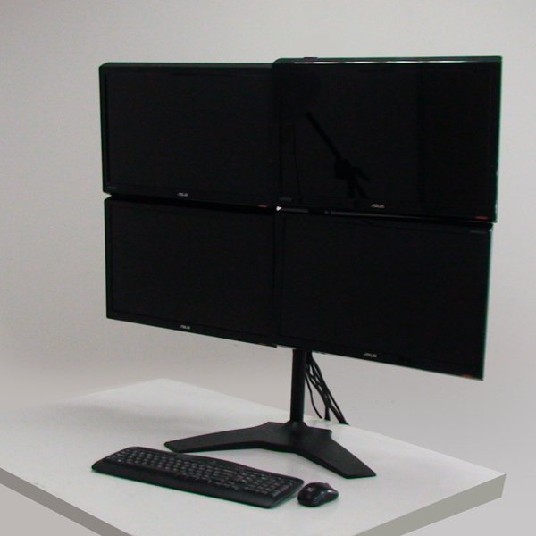 Quad Monitor Stand Mount Max 32″ Display