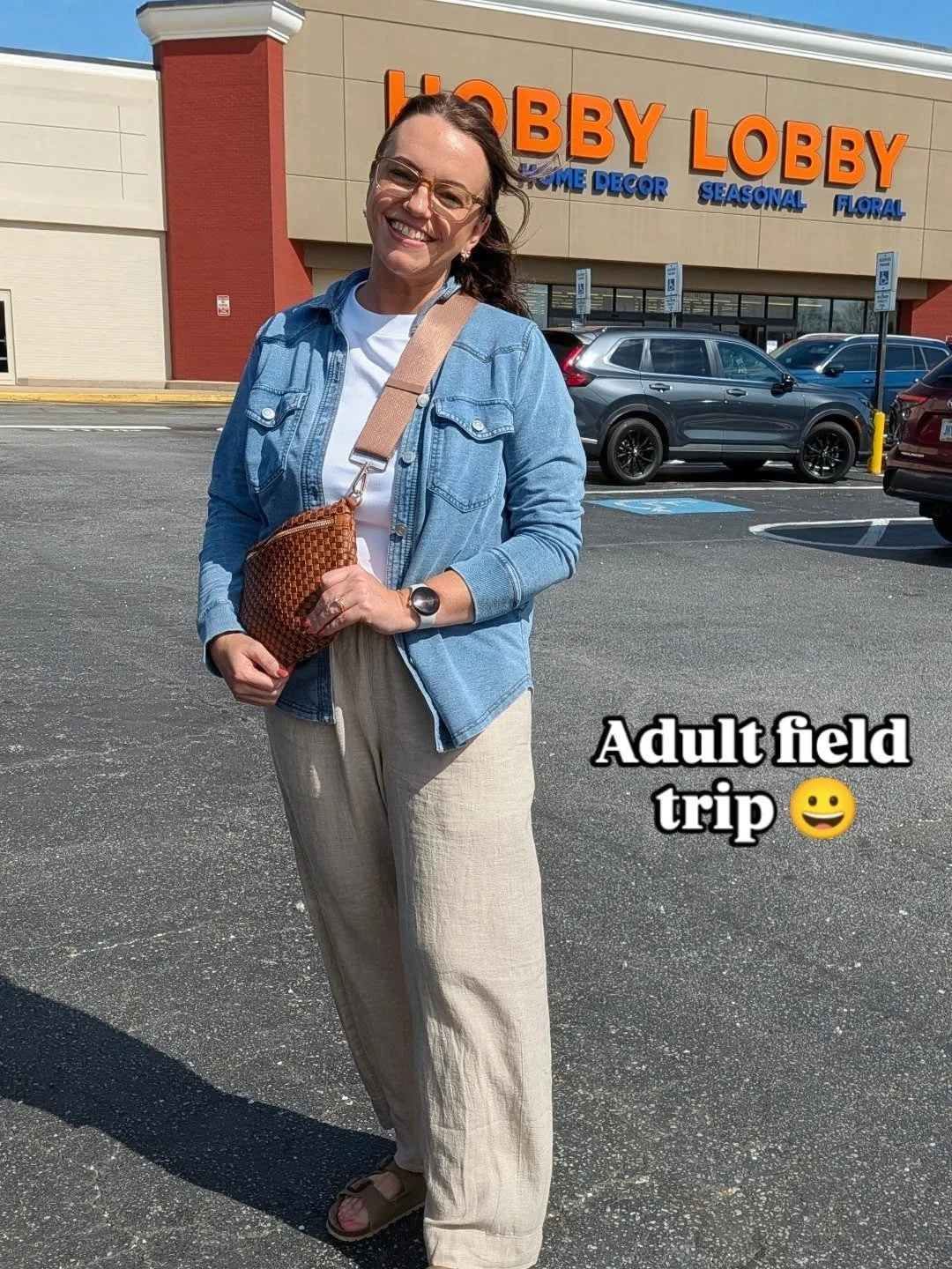 Adult field trip with your bestie and she says you look cute and *springy* and makes you pose for a pic 🤣

Comment OUTFIT for the links sent to your DMs 💛

#springoutfit #adultfieldtrip #springclothes