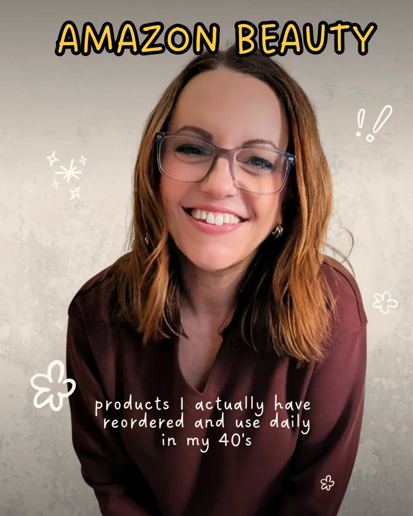 These are the beauty products I actually reorder. Over and over again. 

Nothing fancy. Nothing influencer-hyped. Just the things that have earned a permanent spot in my routine. 

At 44, I'm all about simple, easy, works- every- time products- and e