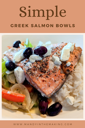 Greek Salmon Bowls — Mandy in the Making | Meals & More on YouTube