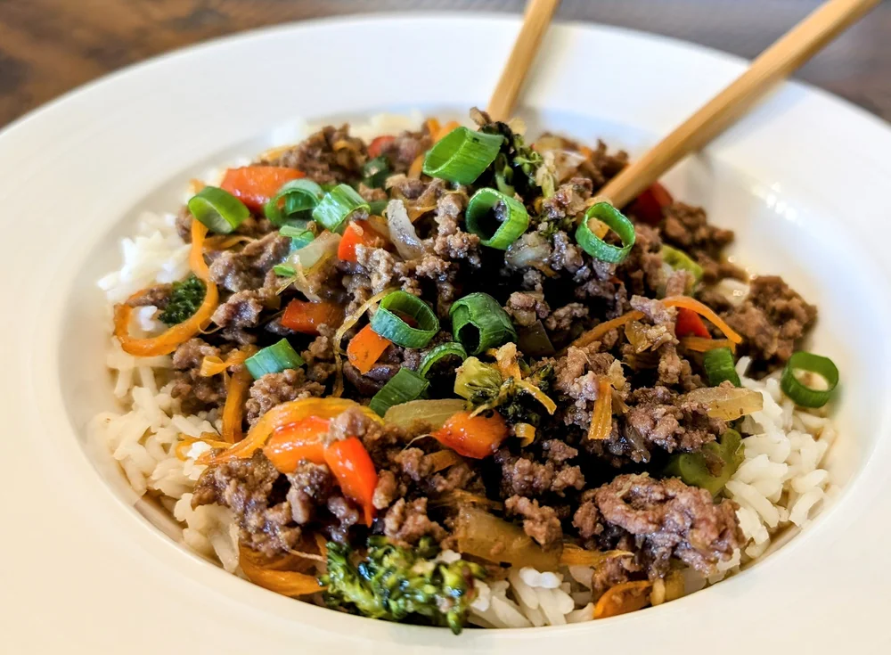 Korean Ground Beef and Rice Bowls — Mandy in the Making | Meals & More ...