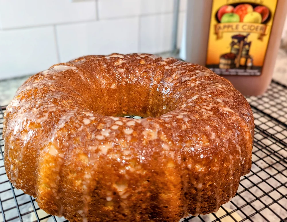 Apple Cider Donut Cake — Mandy in the Making Meals & More on YouTube