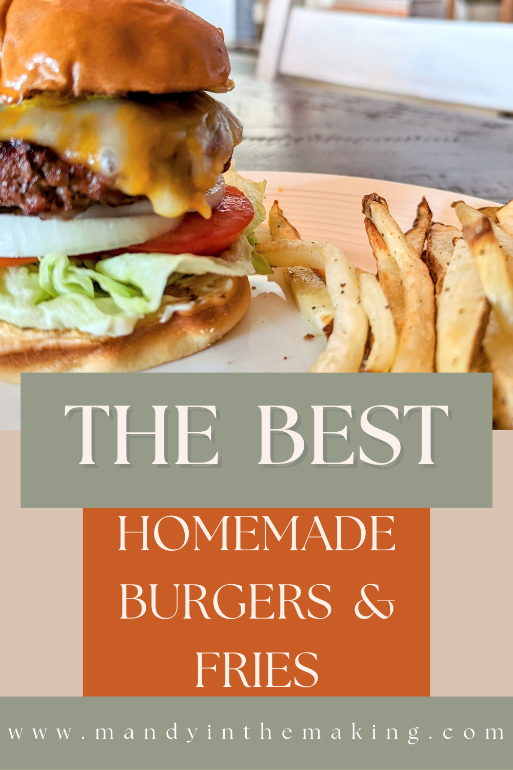 The best Burgers and Fries — Mandy in the Making | Meals & More on YouTube