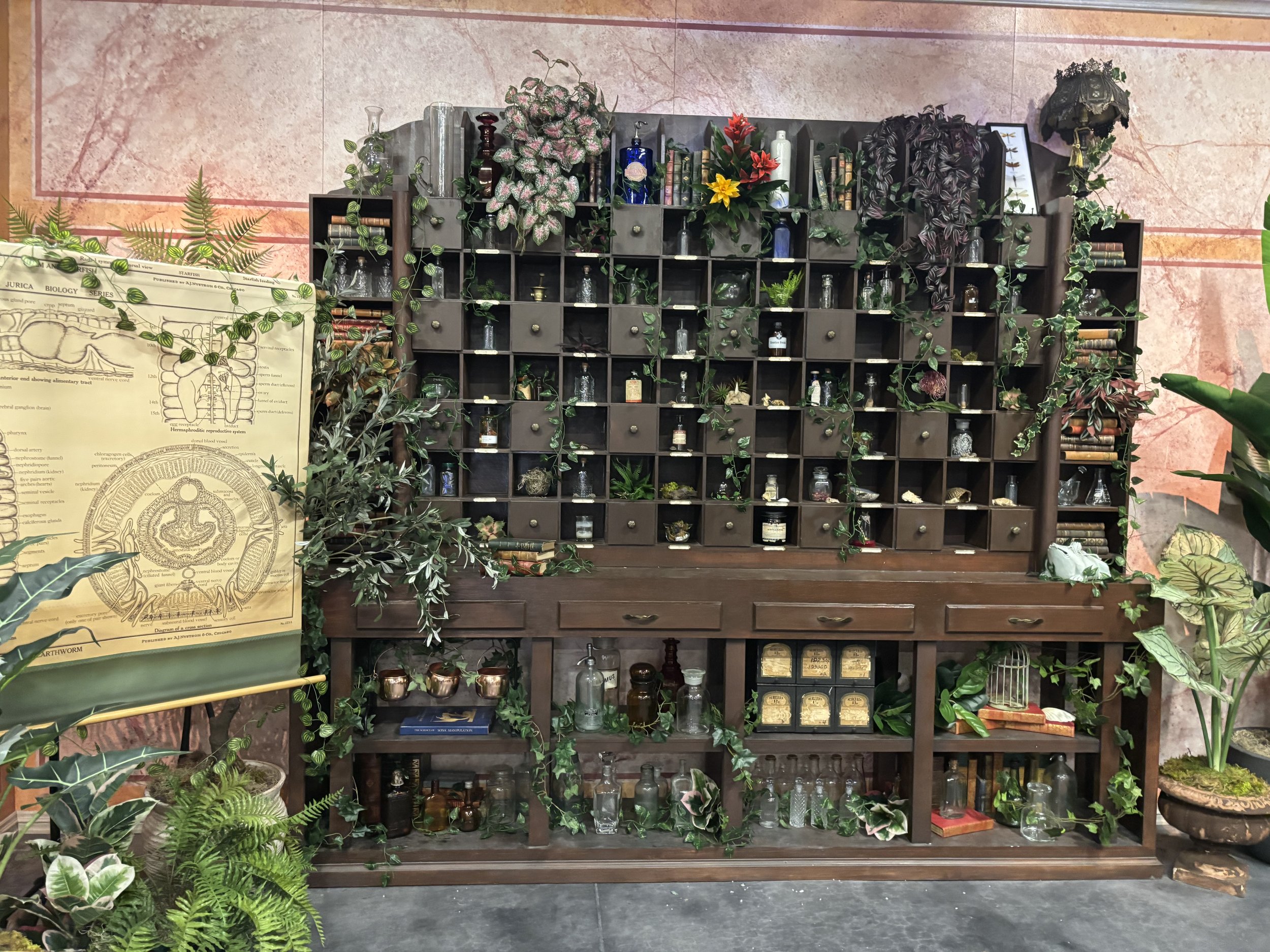 Set Decoration for Netflix House Philadelphia's Wednesday: Eve Of The Outcasts Experience