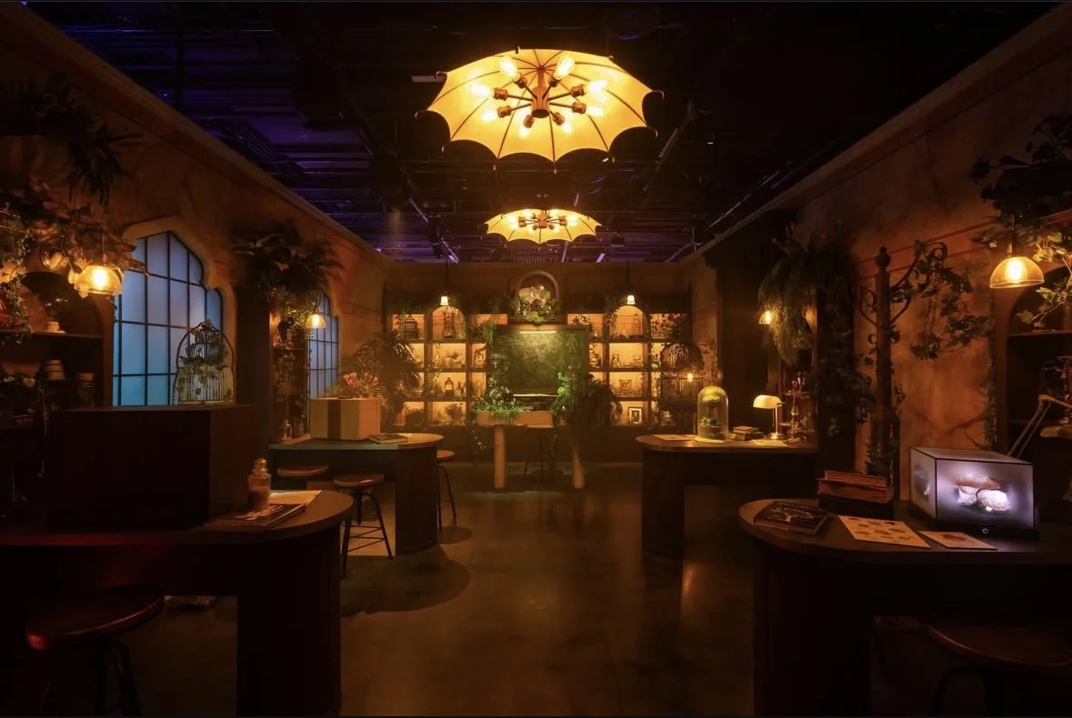 Set Decoration for Netflix House Philadelphia's Wednesday: Eve Of The Outcasts Experience