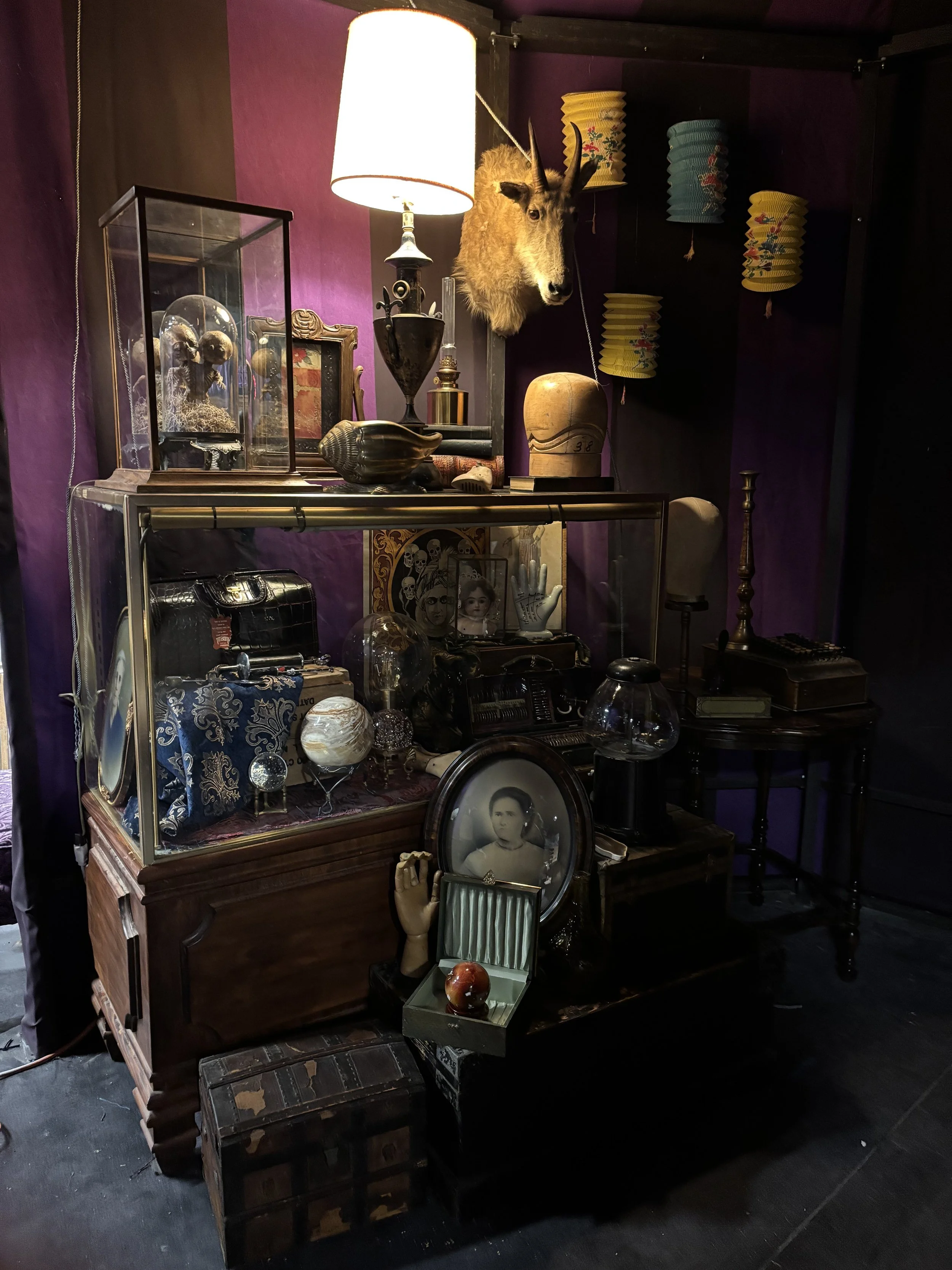 Set Decoration for Netflix House Philadelphia's Wednesday: Eve Of The Outcasts Experience