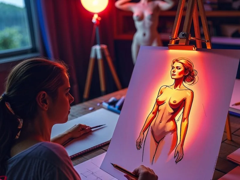 CURVES &amp; EDGES: Life Drawing