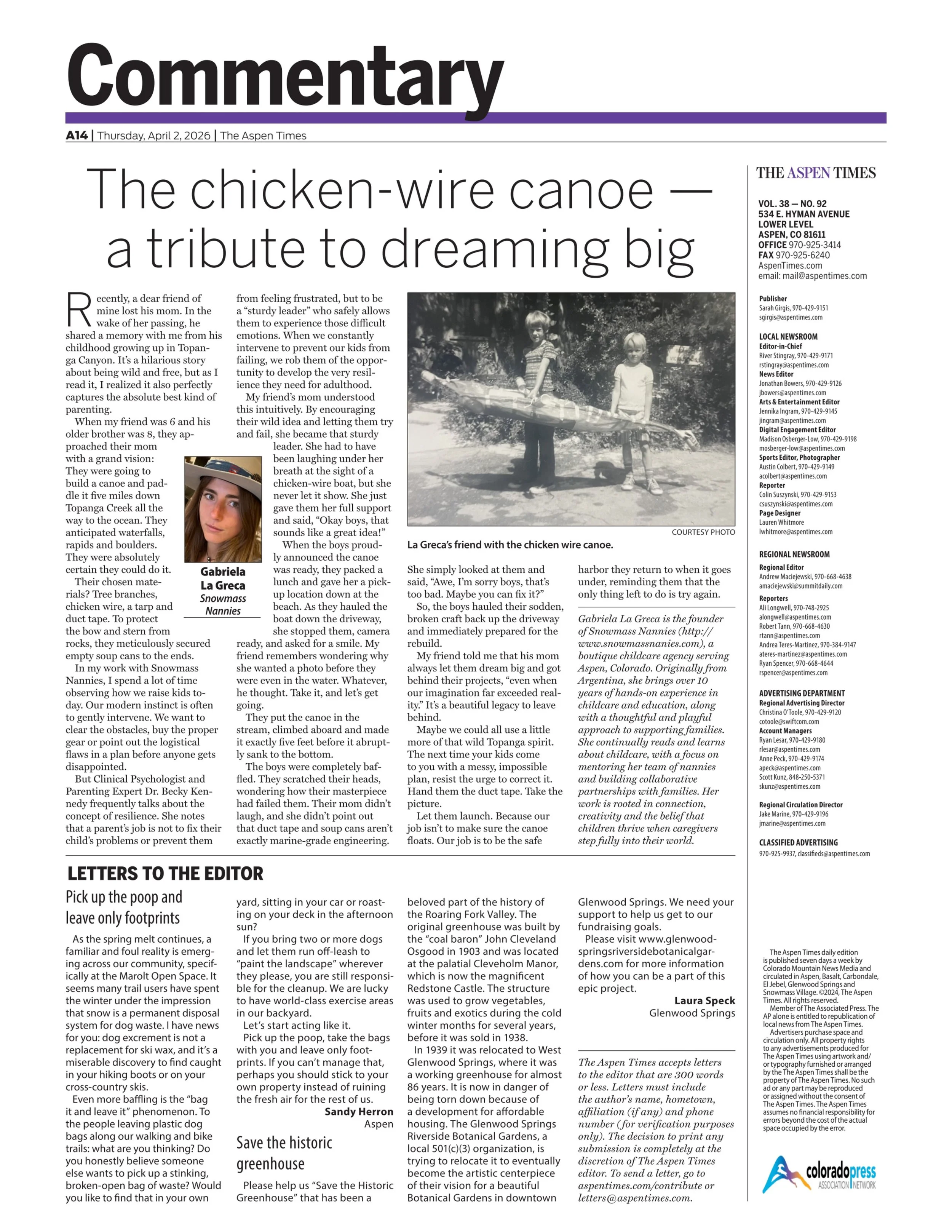 Aspen Times Publication