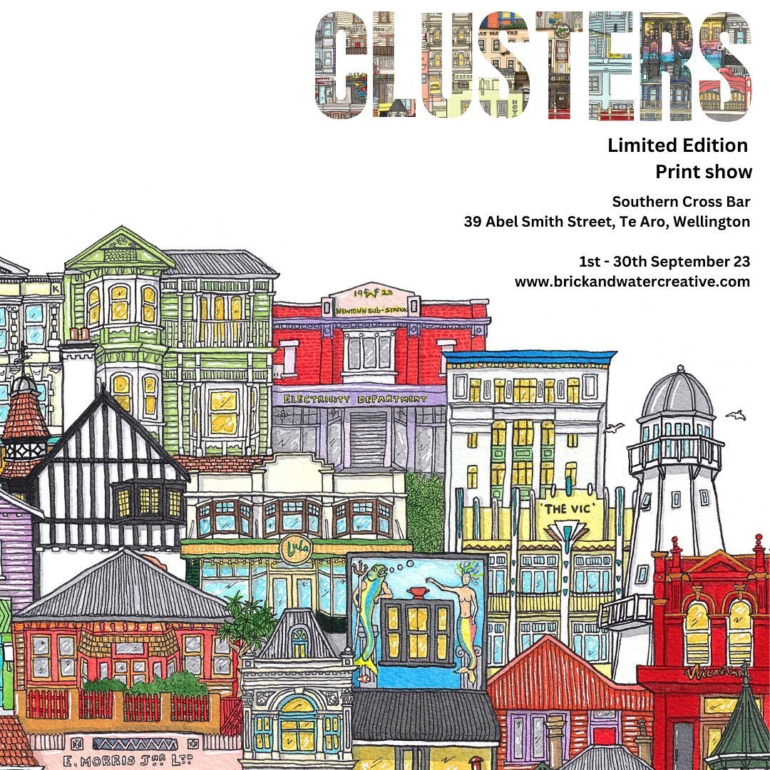 As part of the Clusters release, I&rsquo;ll be the featured artist for the month of September at @thecrosswellington in Te Aro ✨ 

Head on down to see Cluster prints and other works up close! 

Details on eventfinda:

https://www.eventfinda.co.nz/202