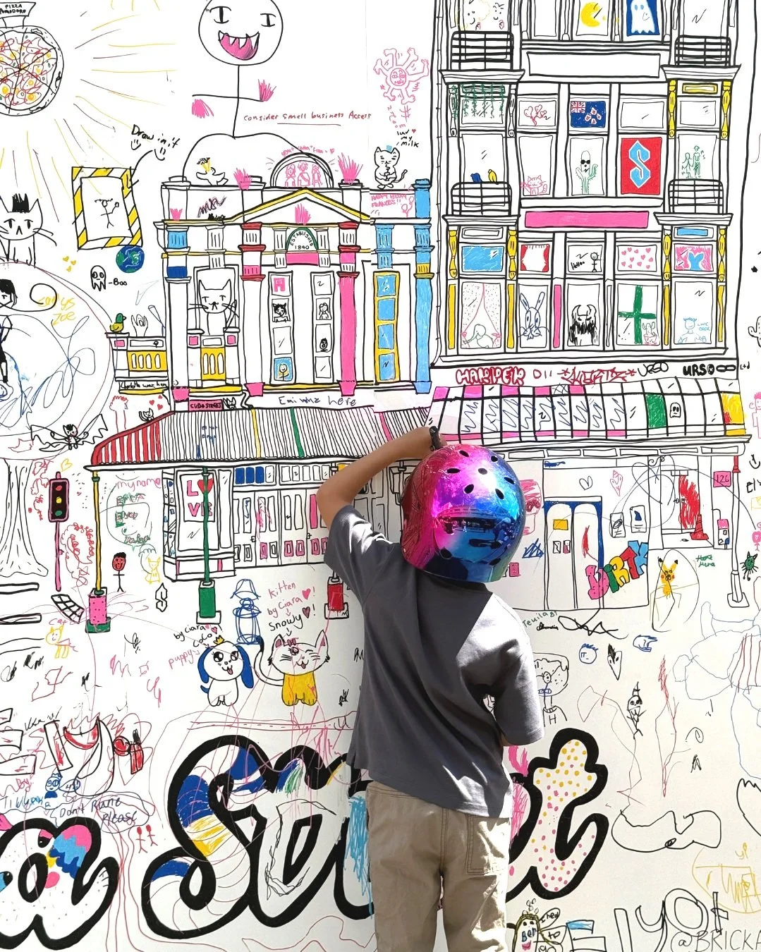 Giant Colouring Walls for Events – Interactive Art Experiences NZ ...