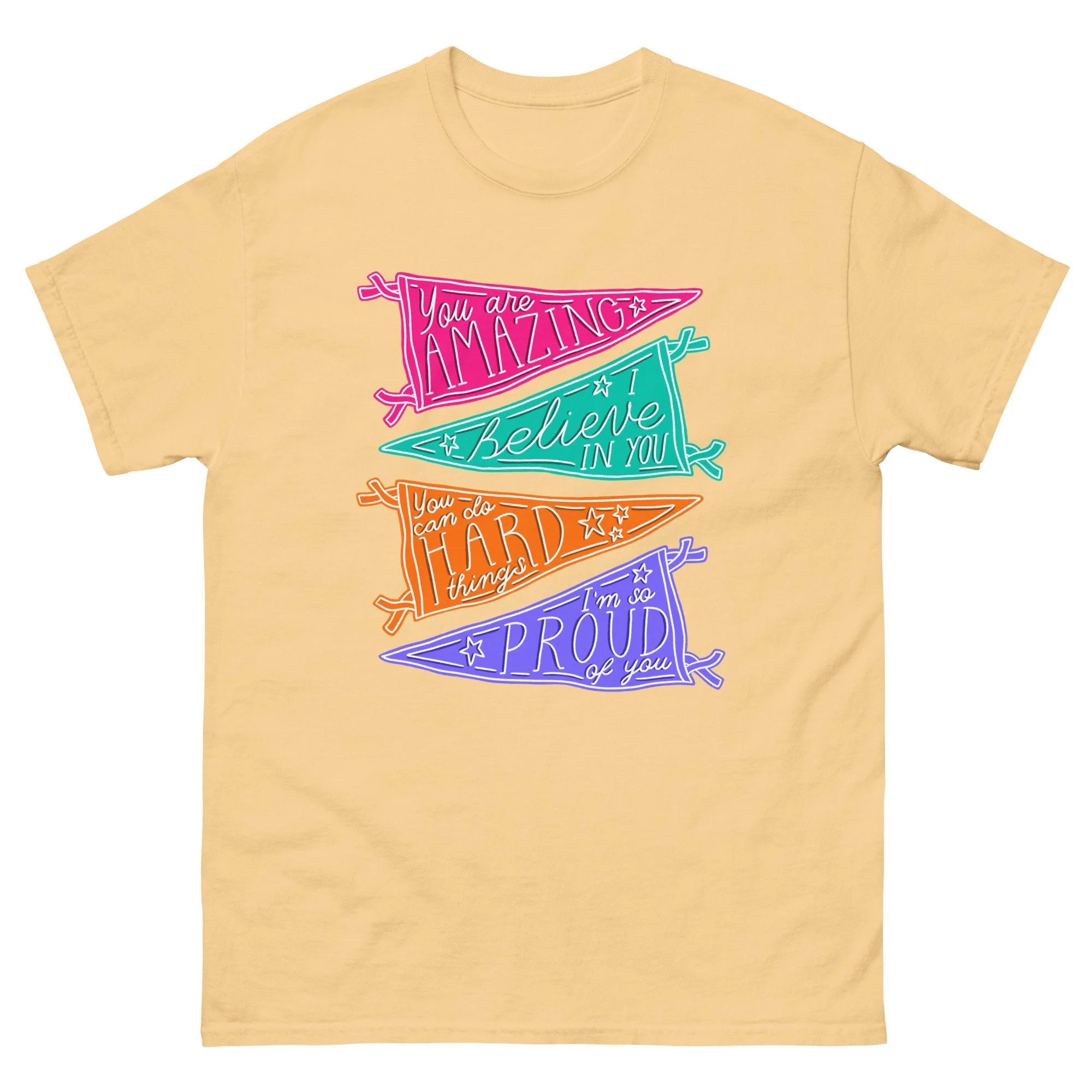 pennant flag affirmations! - gildan