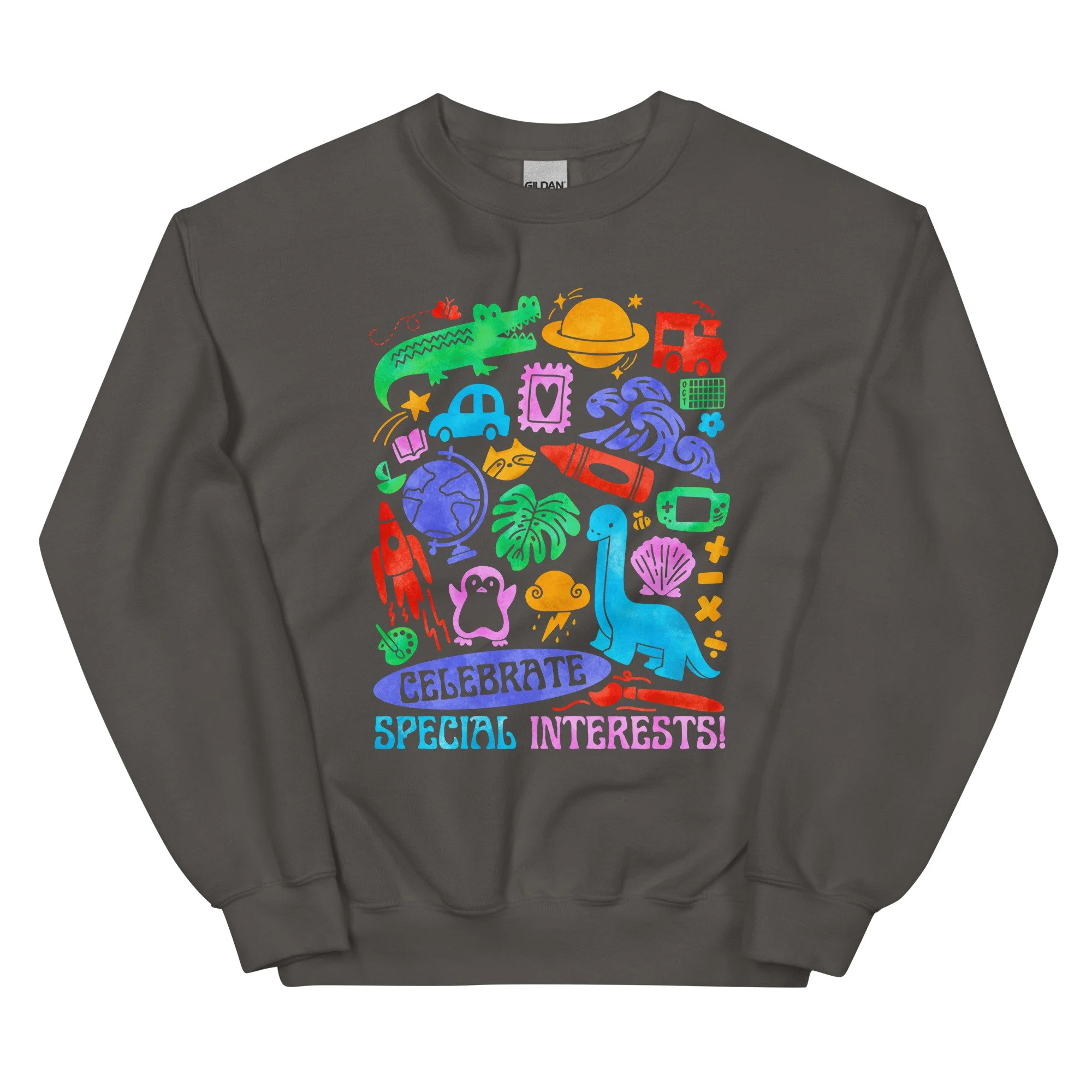 celebrate special interests! - gildan sweatshirt