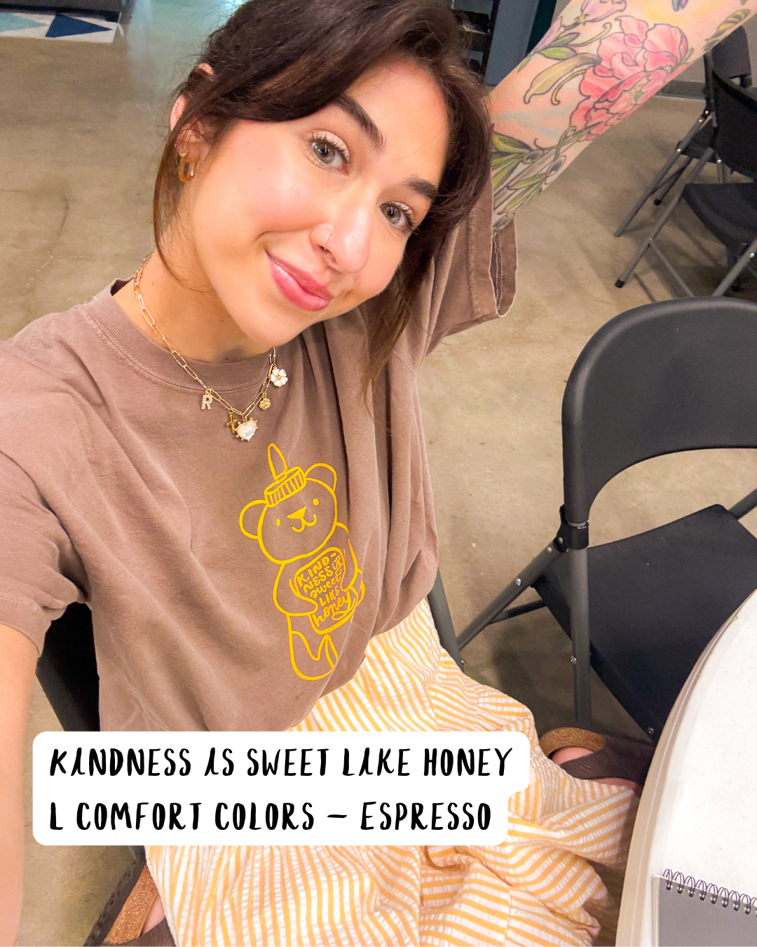 KINDNESS IS SWEET LIKE HONEY! (L - COMFORT COLORS)