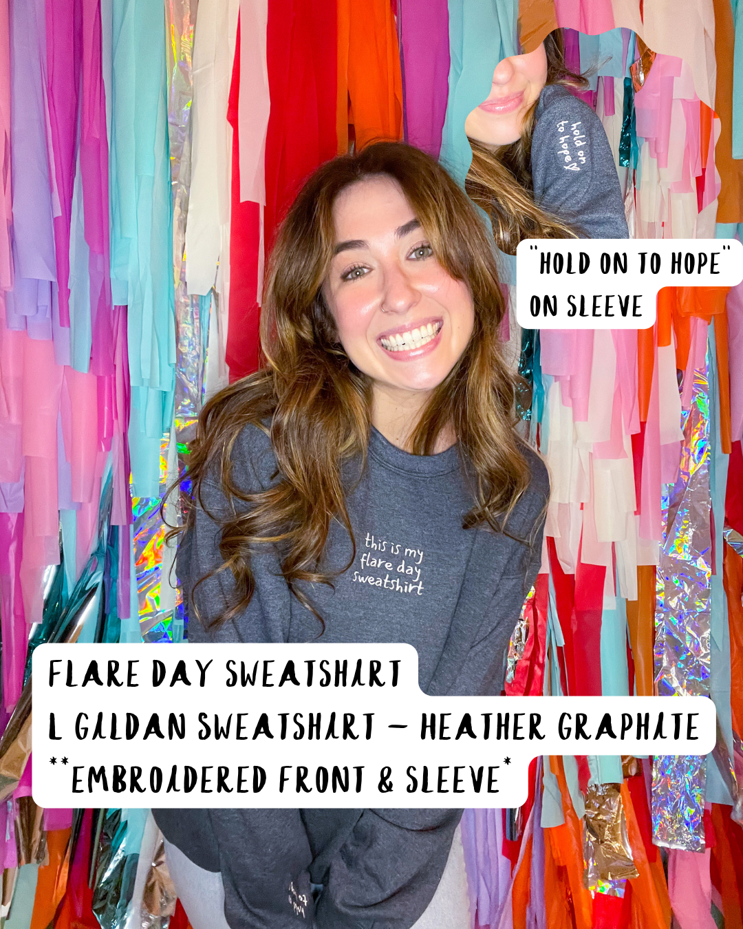 FLARE DAY (L - GILDAN SWEATSHIRT)