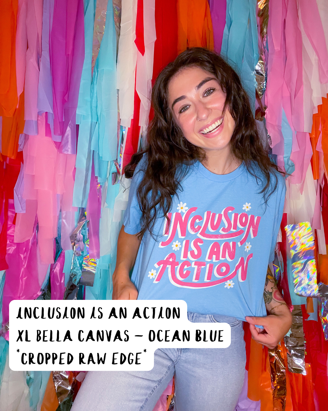 INCLUSION IS AN ACTION (XL - BELLA CANVAS)