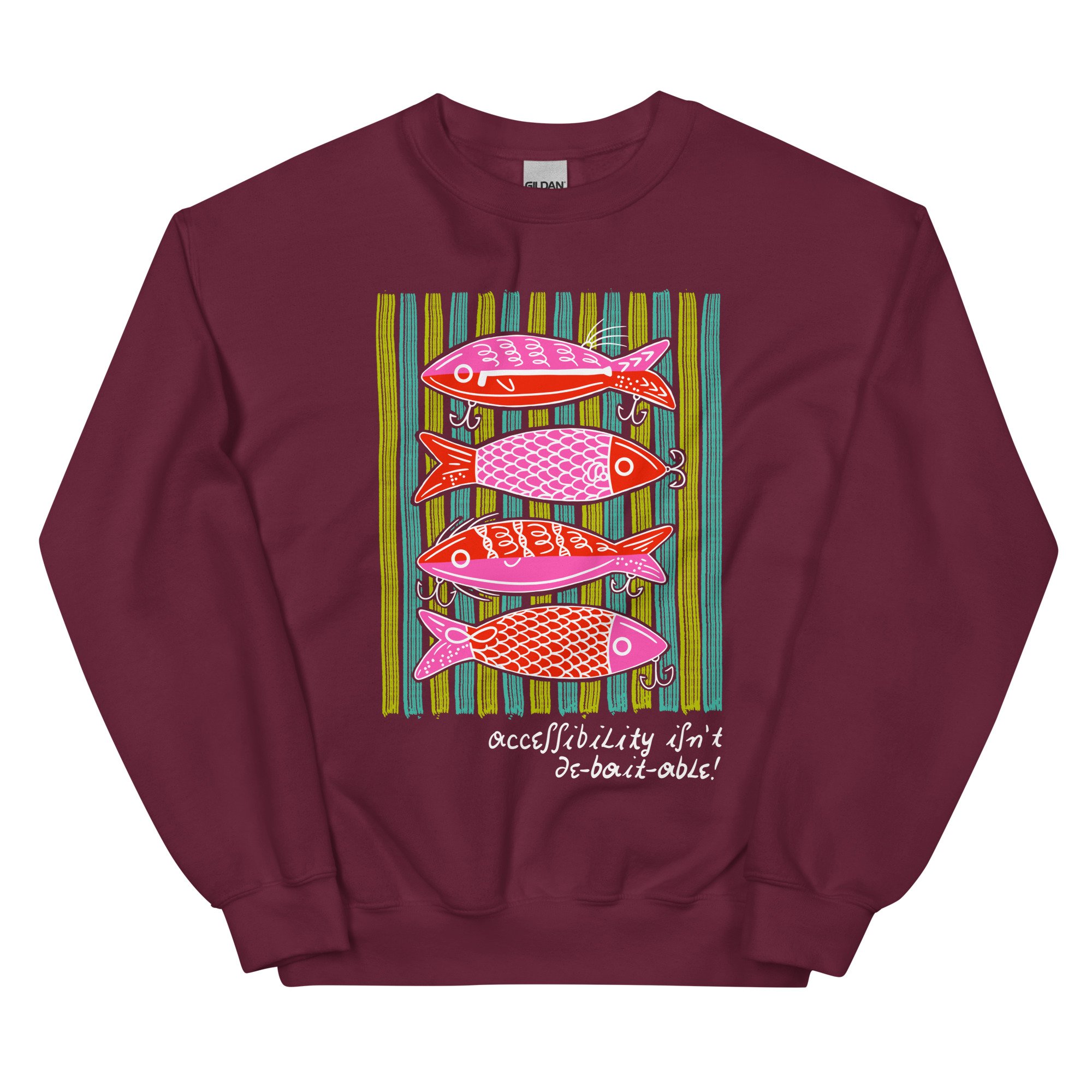 unisex-crew-neck-sweatshirt-maroon-front-69e3a44e899fd.jpg