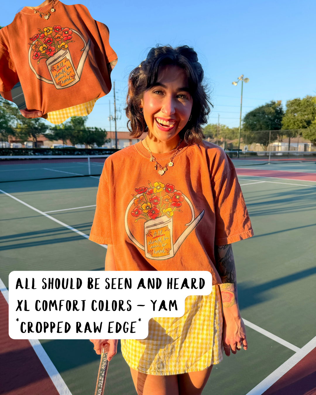 ALL SHOULD BE SEEN & HEARD (XL - COMFORT COLORS)