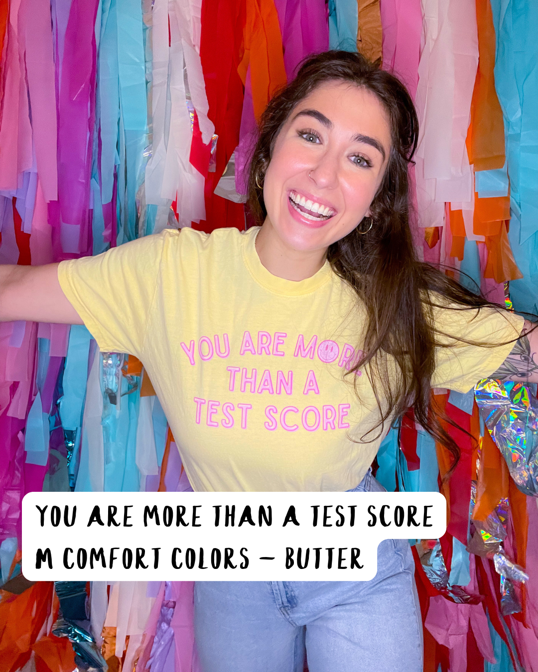 YOU ARE MORE THAN A TEST SCORE (M - COMFORT COLORS)