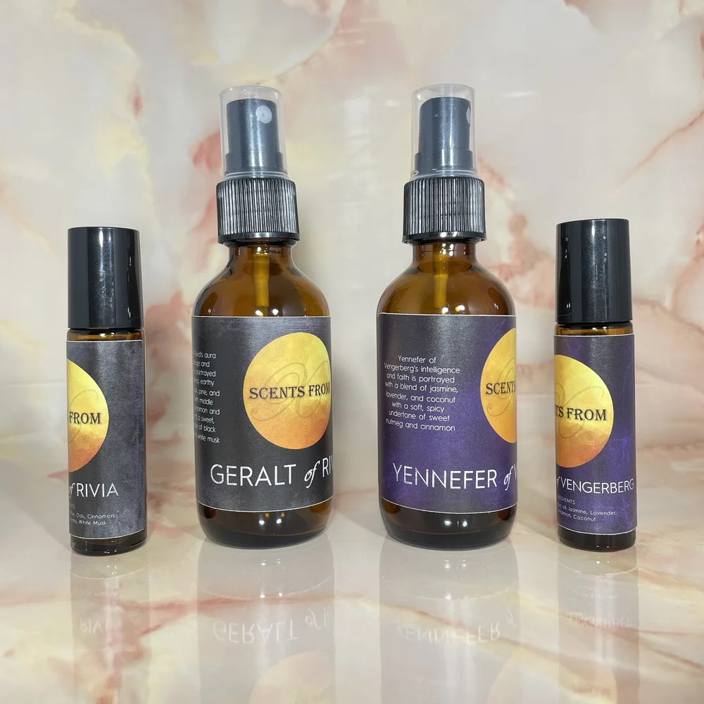 Geralt Yennefer (fragrance spray roll-on perfume combos) — Scents from  X Fandom Fragrances