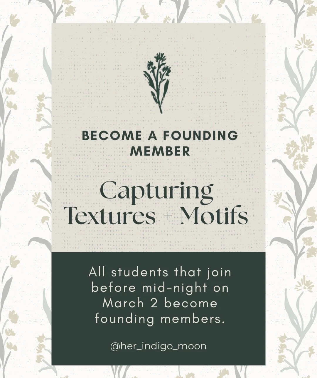 This workshop has already become my baby and when you enroll before mid-night March 2 you will become a founding member! 

Why do I want to be a founding member?
You&rsquo;ve invested not only in yourself to learn this new workflow but you&rsquo;ve i