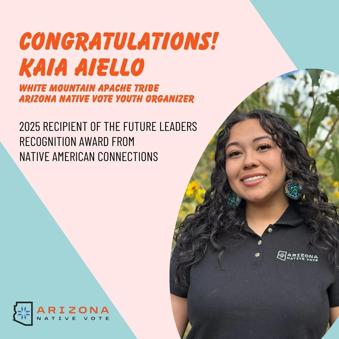 🌟Congratulations&nbsp;Kaia Aiello! Recipient of the 2025 Future Leaders Recognition Award from Native American Connections! 🙌🏽 @nativeamericanconnections 

&ldquo;Your leadership, cultural pride, and dedication to uplifting your community stood ou