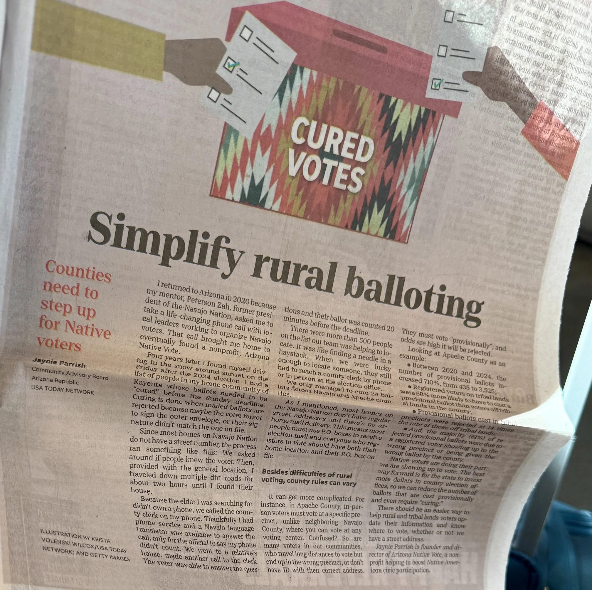 Native voters are doing their part. Now Arizona counties must step up