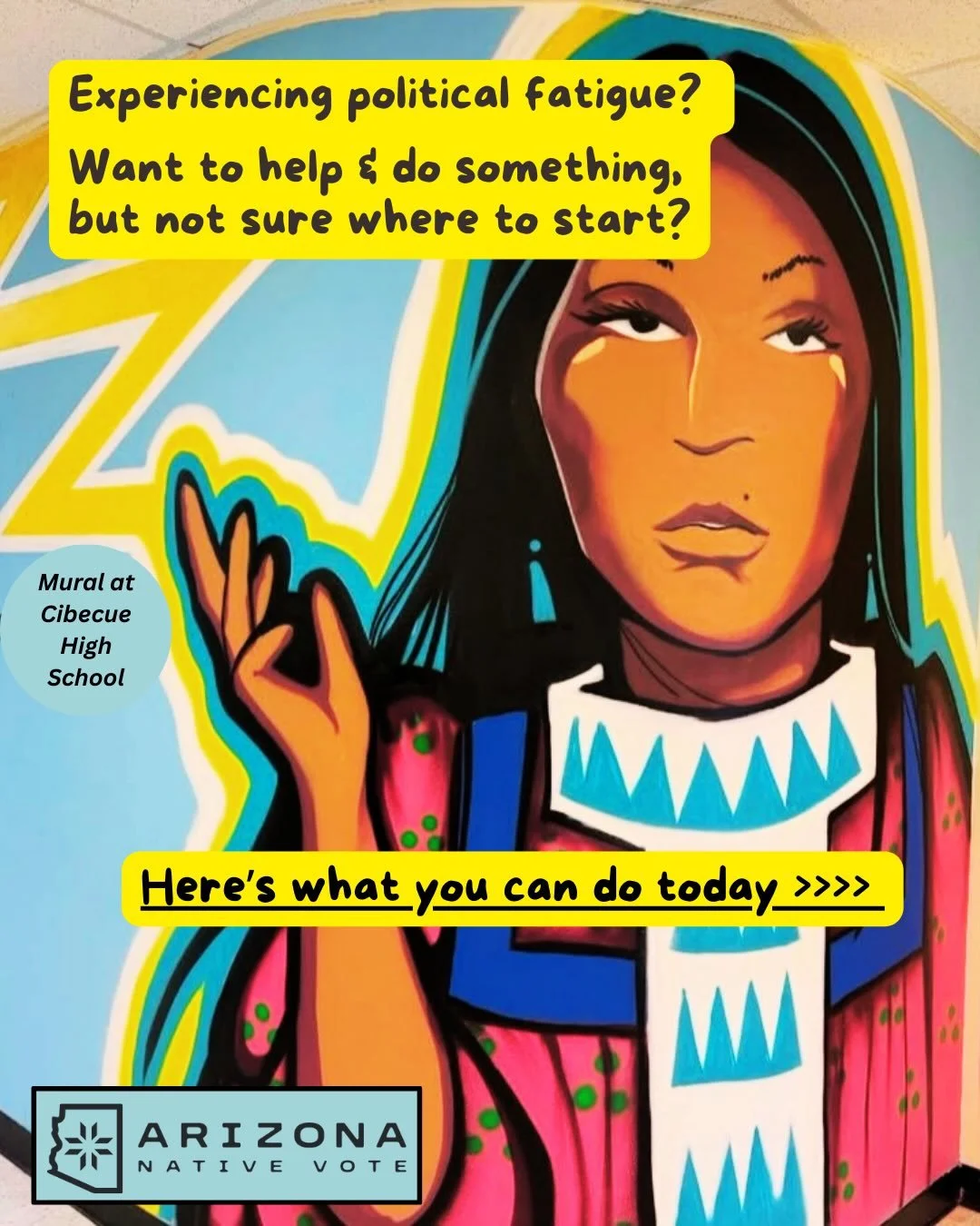 You have the power to do something good today. 
Here&rsquo;s one. ⬇️
Check your voter registration status &amp; update if needed 👉🏽 my.arizona.vote
Then help 4 family &amp; friends.