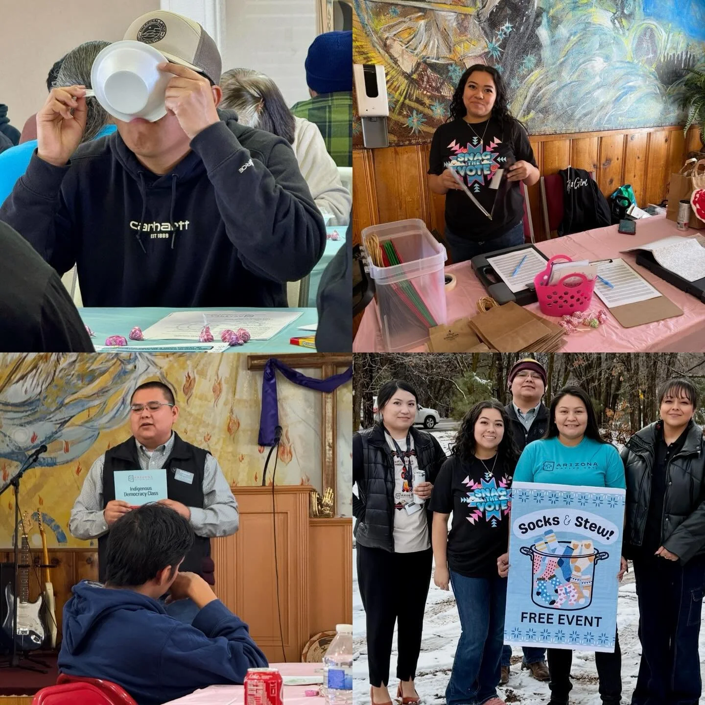 Our Community and Young Peoples Programs are working together to strengthen and protect democracy. We do this by centering our voters&ndash;our communities&ndash;and staying in engaged year-round. A big part of those efforts is having fun, visiting, 