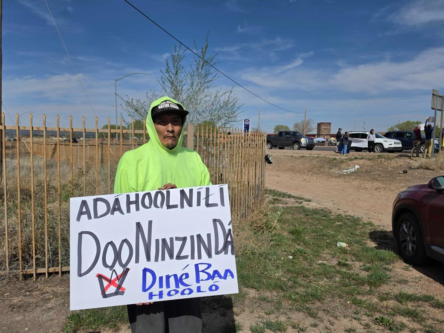 🗣️The People united today to hold leaders accountable and to share stories, hold space, and be in the joy. We are reminding elected leaders they work for the people. 
AND NOT themselves. 
#nokings ❌👑

#NoKingsWhiteMountainApacheAZ
#NoKingsHopiAZ
#N