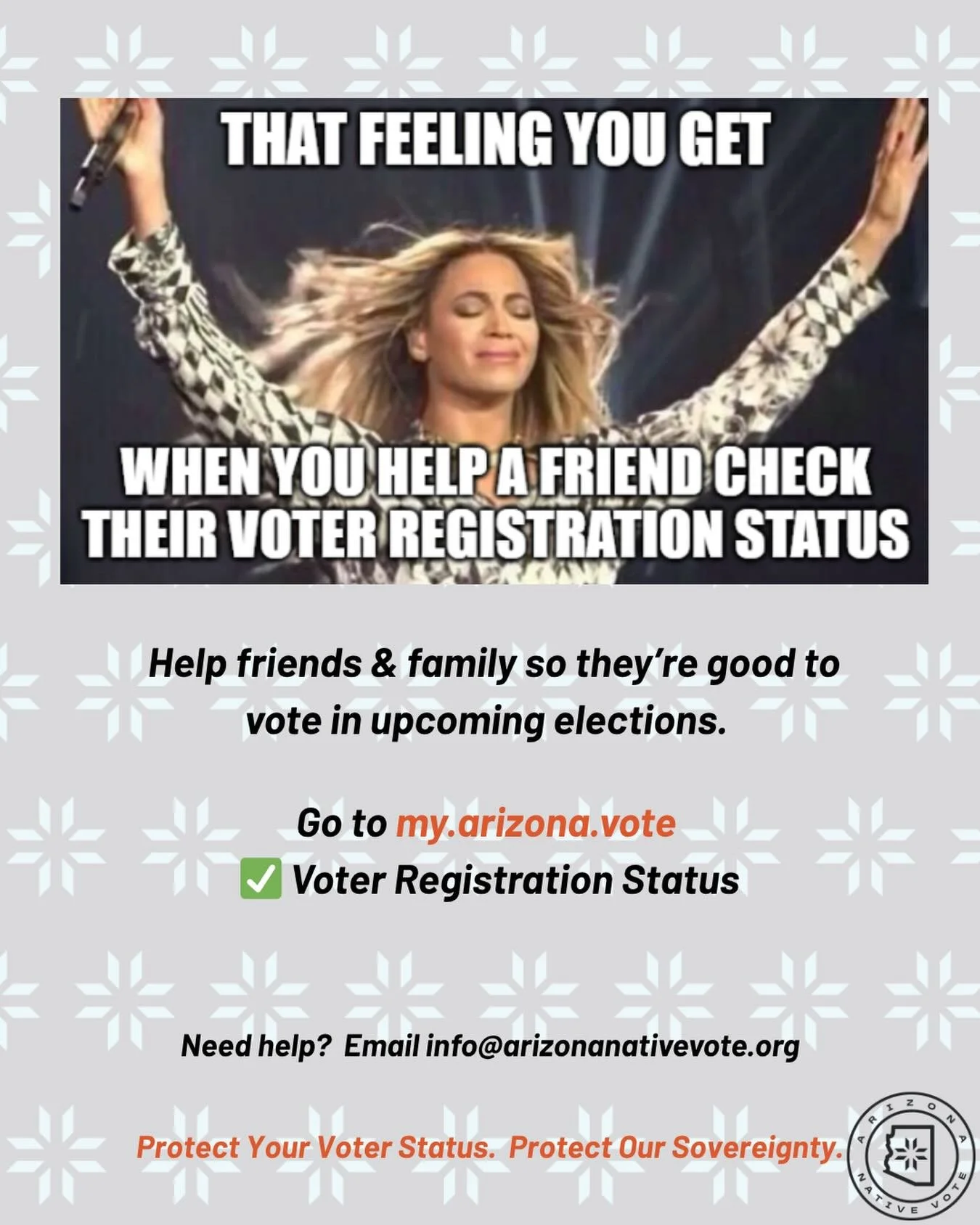 &ldquo;Continue to fight for each other and lift each other up&hellip;&rdquo;
✅ my.arizona.vote

#nativevote #arizona