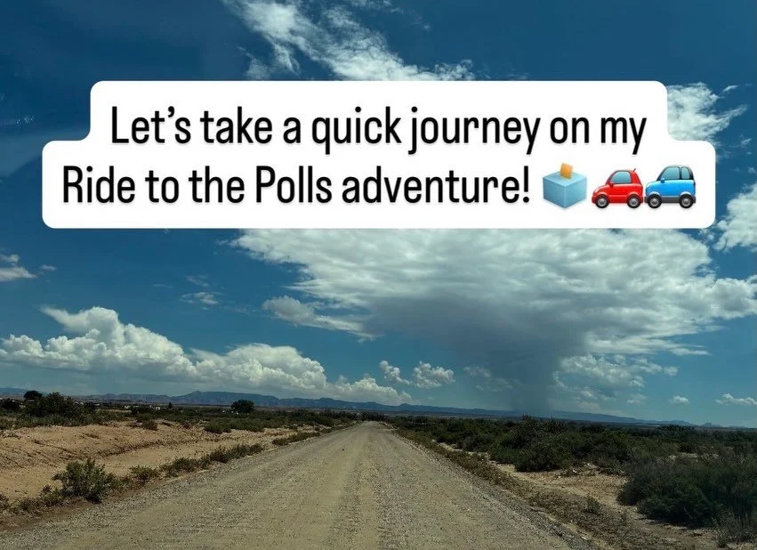 Our organizing director, Triston Black provided Rides to the Polls today! ❤️ &ldquo;It&rsquo;s been a BUSY day, managed to get 23 voters to vote. Some in remote areas others were in tribal housing and neighboring communities.&rdquo; 

Polls close at 