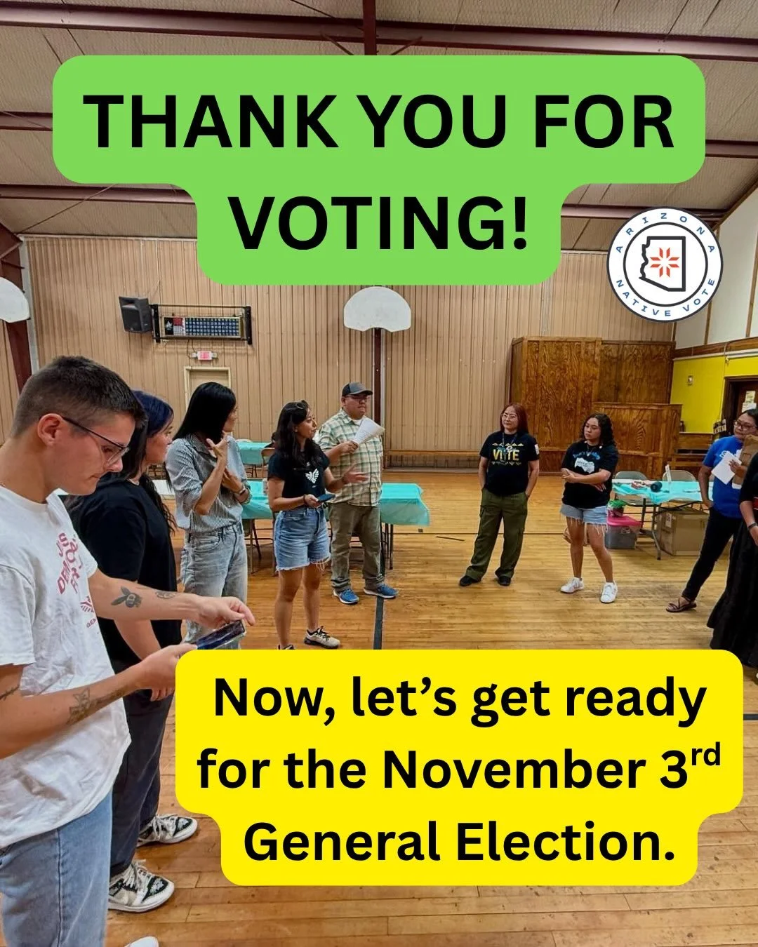 Thank you voters! 👏🏽Make sure to check the status of your ballot either at my.arizona.vote or sign up for BallotTrax to make sure your vote counted. ✅You may also view your county election website for results and see who advances to the general ele