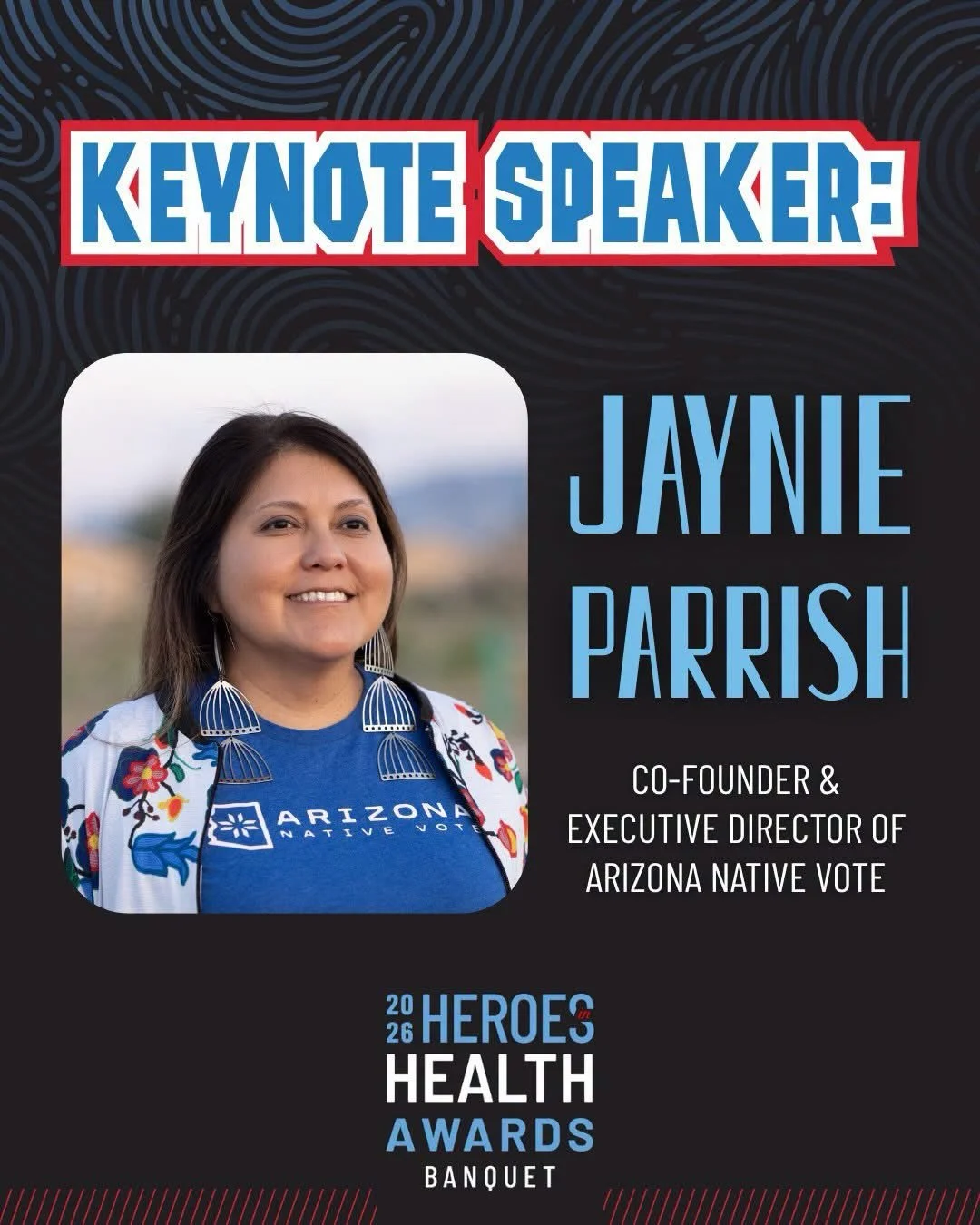 🪅See you at the annual NIHB National Tribal Health Conference! 🗓️Aug. 16-21 at Gila River Wild Horse Pass. 📌The 2026 Heroes Health Awards Banquet is Wed., August 19th. 👏🏽Congrats to the line up. It&rsquo;s going to be a great evening with our ow