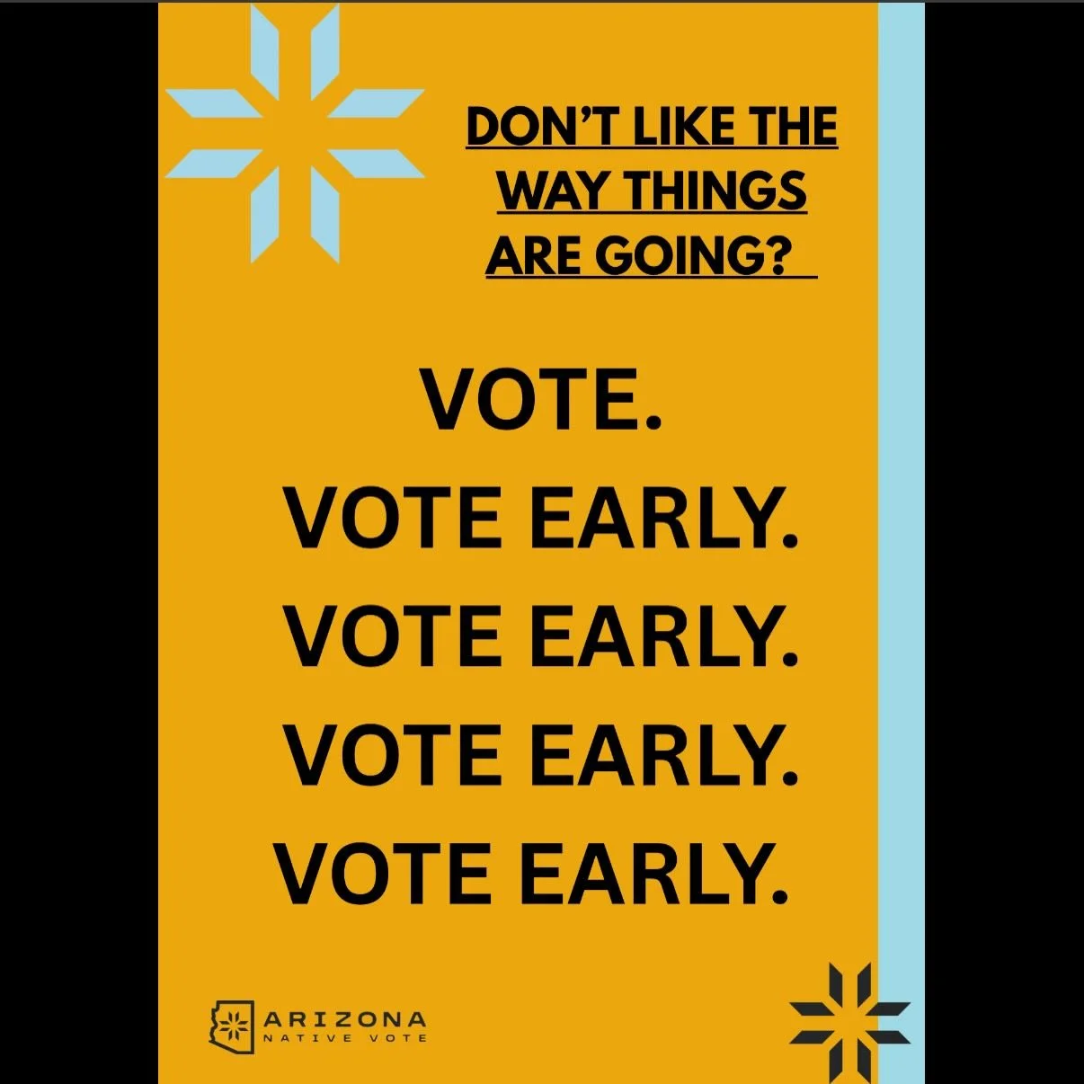 Your call to action ➡️ do everything you can to vote early &amp; bring your family with you. 

When our people vote, organize, shape policy, run for office, and lead on and direct state and national issues, we can drive long-term change. And we can s