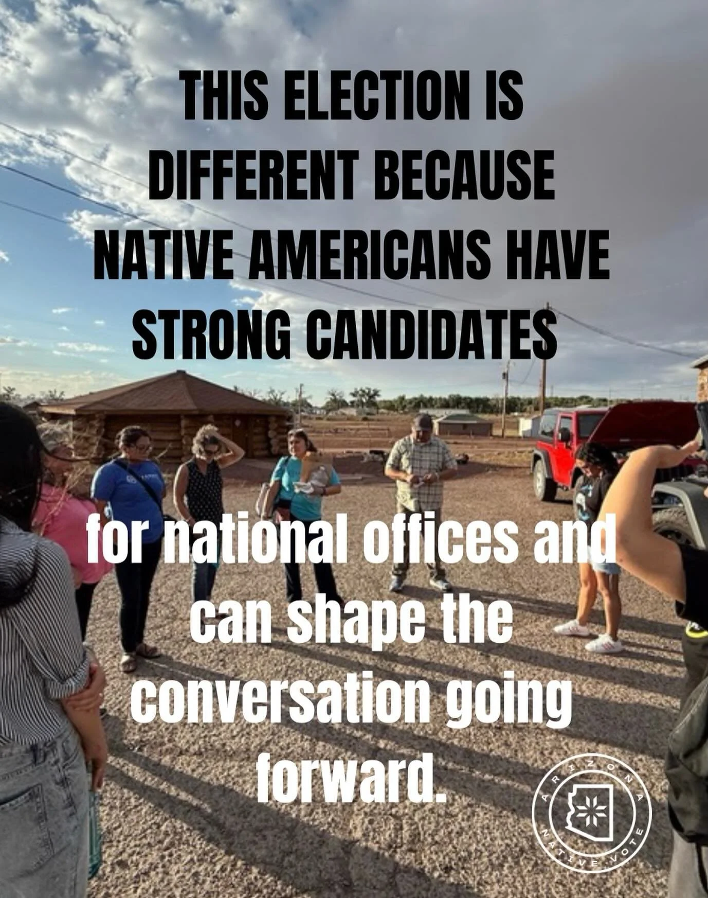 Turn in your voter registration paper form today to your county recorder? If you missed it, you may still have a shot with the online version. Visit Arizona.Vote and try to register online before midnight, 11:59pm is the cut off time. Our communities